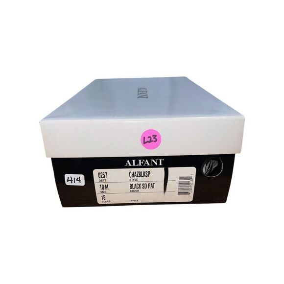 Alfani Chaz Black Suede/Patent Pointed Toe Pumps Womens Size 10M NEW - Picture 12 of 12